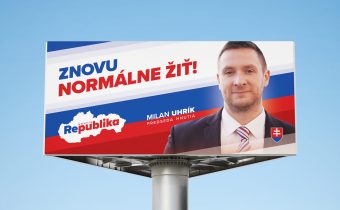 Hnutie Republika štartuje prvú billboardovú kampaň