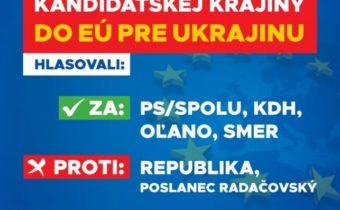 Milan Uhrík (REPUBLIKA): EÚ sa chystá udeliť rozloženej Ukrajine okamžitý štatút kandidátskej krajiny do únie