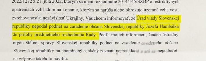 Milan Uhrík: Zaradenie občanov Slovenskej republiky na politické sankčné zoznamy navrhujú eurokomisári z Bruselu