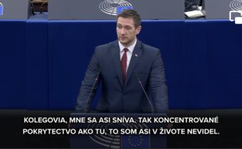 Milan Uhrík (REPUBLIKA): Slniečkarom v EÚ som vyčistil žalúdok