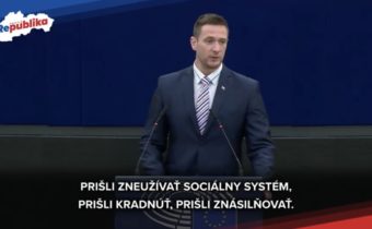 Milan Uhrík (REPUBLIKA): Niekto chodí do Bruselu na Slovensko   kydať, niekto zaň bojovať❗️