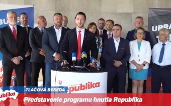 Milan Uhrík (REPUBLIKA): REPUBLIKA šokovala programom